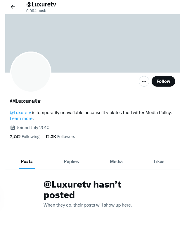 Owner Luxuretv.com